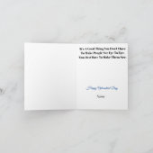 Funny Optometrist and Potatoe Grußkarte Karte (Innenseite)