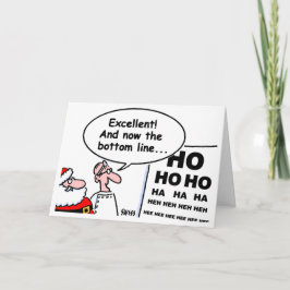 Funny Optometrist Eye Doctor Cartoon Weihnachten Karte