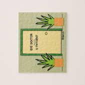 Funny Optometrist Office Cartoon Jigsaw Puzzle (Vertikal)