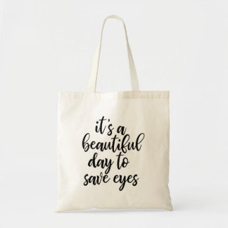 Funny Optometrist Slogan Tote Bag Tragetasche