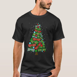 Funny Optometrist Sonnenbrille Weihnachtsbaum Opti T-Shirt