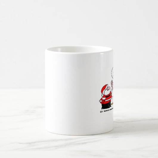 Funny Optometrist und Weihnachten Niedlicher Carto Kaffeetasse (Mittel)
