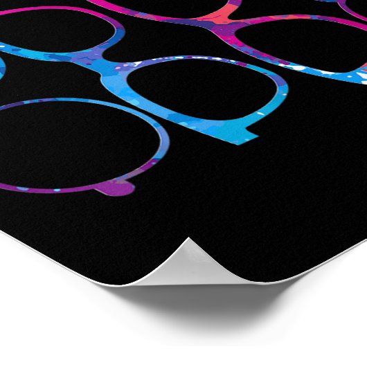 Funny Optometry Eyegles Bleibe Gly Optometrist Opt Poster (Ecke)