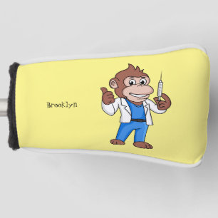 Funny Orang-Utan Cartoon Arzt Golf Headcover
