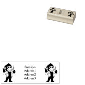 Funny Orang-Utan Cartoon Arzt Gummistempel (Stempel)