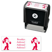 Funny Orang-Utan Cartoon Arzt Permastempel (Beispiel)