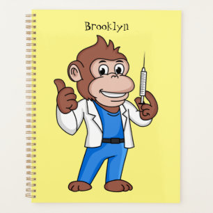 Funny Orang-Utan Cartoon Arzt Planer