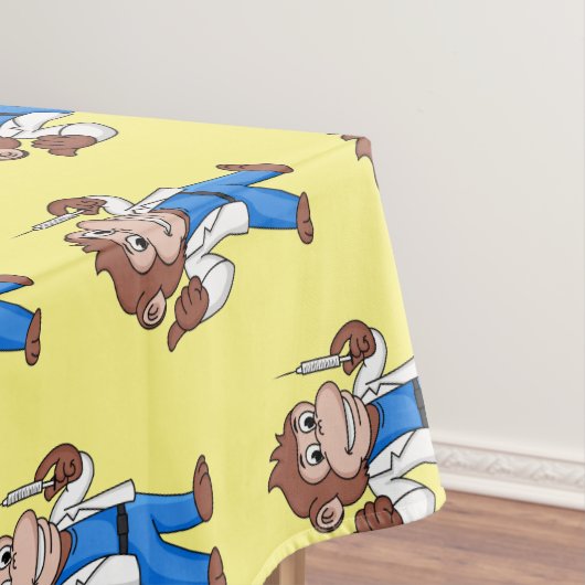 Funny Orang-Utan Cartoon Arzt Tischdecke (Beispiel)