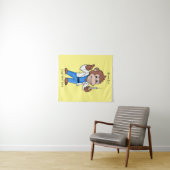 Funny Orang-Utan Cartoon Arzt Wandteppich (Beispiel (Horizontal))