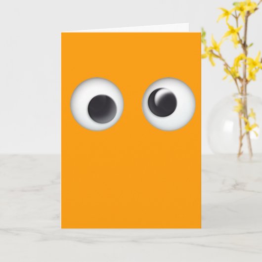 Funny Orange Candy Maze Halloween Karte (Gelbe Blume)