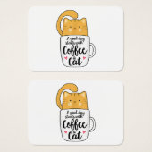 Funny Orange Cat Kaffee Tasse Chat Lover (Vorne & Hinten)
