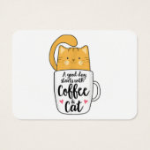 Funny Orange Cat Kaffee Tasse Chat Lover (Rückseite)