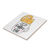 Funny Orange Cat Kaffee Tasse Chat Lover Fliese (Seite)