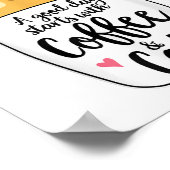 Funny Orange Cat Kaffee Tasse Chat Lover Poster (Ecke)