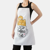 Funny Orange Cat Kaffee Tasse Chat Lover Schürze (InSitu)
