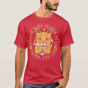 Funny Orange Cat Tasse Chat Lover Funny Orange T-Shirt