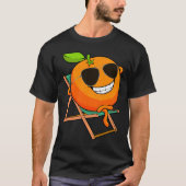 Funny Orange Design für Männer Frauen Kinder Orang T-Shirt (Vorderseite)