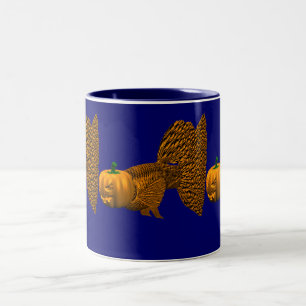 Funny Orange Guppy Zweifarbige Tasse