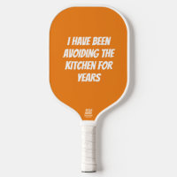 Funny Orange nicht im Küchenpickleball-Paddel