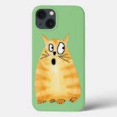 Funny Orange Tabby Cat Case-Mate iPhone Hülle (Rückseite)