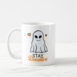 Funny Orange und Black Niedlich Ghost Halloween Kaffeetasse