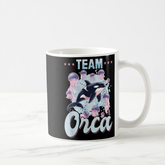Funny Orca Tierteam Orca Kaffeetasse (Rechts)