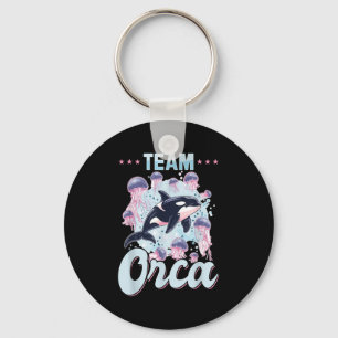 Funny Orca Tierteam Orca Schlüsselanhänger