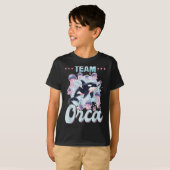 Funny Orca Tierteam Orca T-Shirt (Vorne ganz)