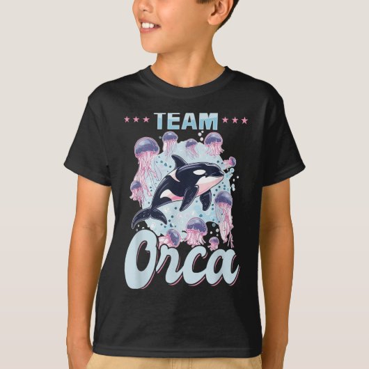 Funny Orca Tierteam Orca T-Shirt (Vorderseite)