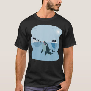 Funny Orca Whale Kunstschätze für Frauen Niedliche T-Shirt
