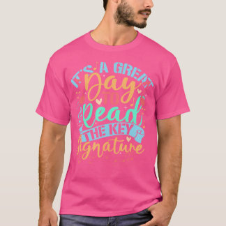 Funny Orchestra Director Großer Tag zu lesen Schlü T-Shirt