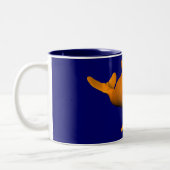 Funny Orcinus Zweifarbige Tasse (Links)