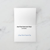 Funny Ordinary Compliment Grußkarte oder nicht! Karte (Innenseite)