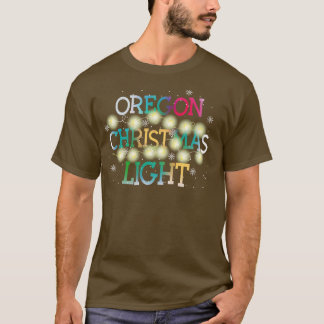 Funny Oregon Staat Weihnachten Weihnachten Pajama  T-Shirt
