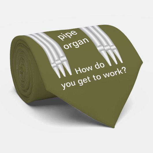 Funny Orgel Krawatte (Gerollt)
