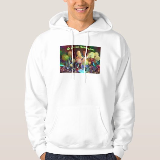 Funny Original Sweatshirt “We are the champignons” (Vorderseite)