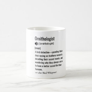 Funny Ornithologe Definition Ornithologie Kaffeetasse