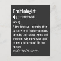 Funny Ornithologe Definition Ornithologie