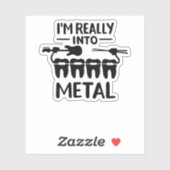 Funny Orthodontist Ich bin wirklich in Metal Aufkleber (Blatt)