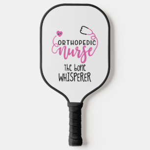 Funny Orthopedic Nurse zitieren den Knochenknebel  Pickleball Schläger