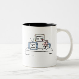 Funny Orthopedist Cartoon für Orthopädie Zweifarbige Tasse