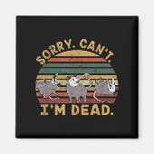 Funny Ossum Ssum Trash Eater Sorry kann ich nicht  Magnet (Vorne)