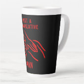 Funny Osteopath Geschenke Milchtasse (Rechte Ecke)