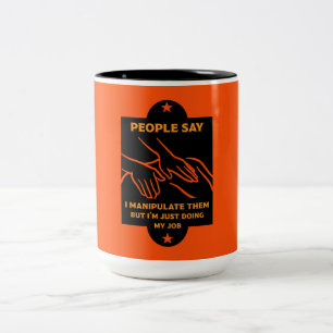 Funny Osteopath Geschenke Zweifarbige Tasse