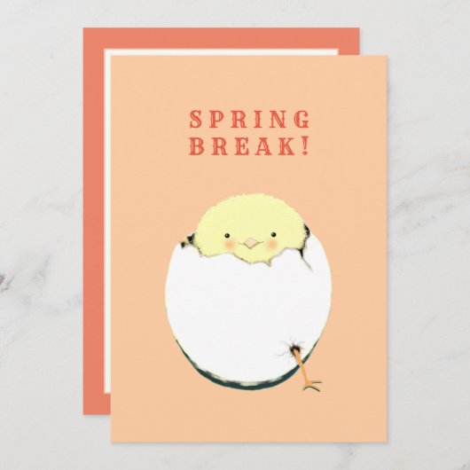 Funny Oster Feiertagskarte (Vorne/Hinten)