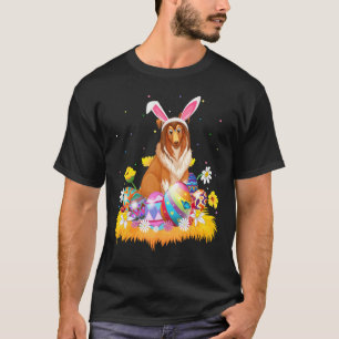 Funny Ostereier Shetland Sheepdog Ostern Sonntag T-Shirt