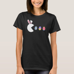 Funny Ostertag Bunny Eating Egs Videos Spiel T-Shirt
