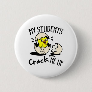 Funny Ostertag Ei Kick Lehrer Meine Schüler Cra Button