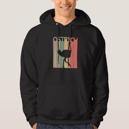 Funny Ostrich Costume Hoodie (Vorderseite)
