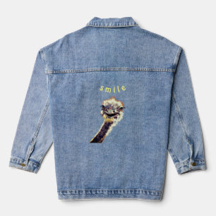 Funny Ostrich Denim Jacket Jeansjacke
